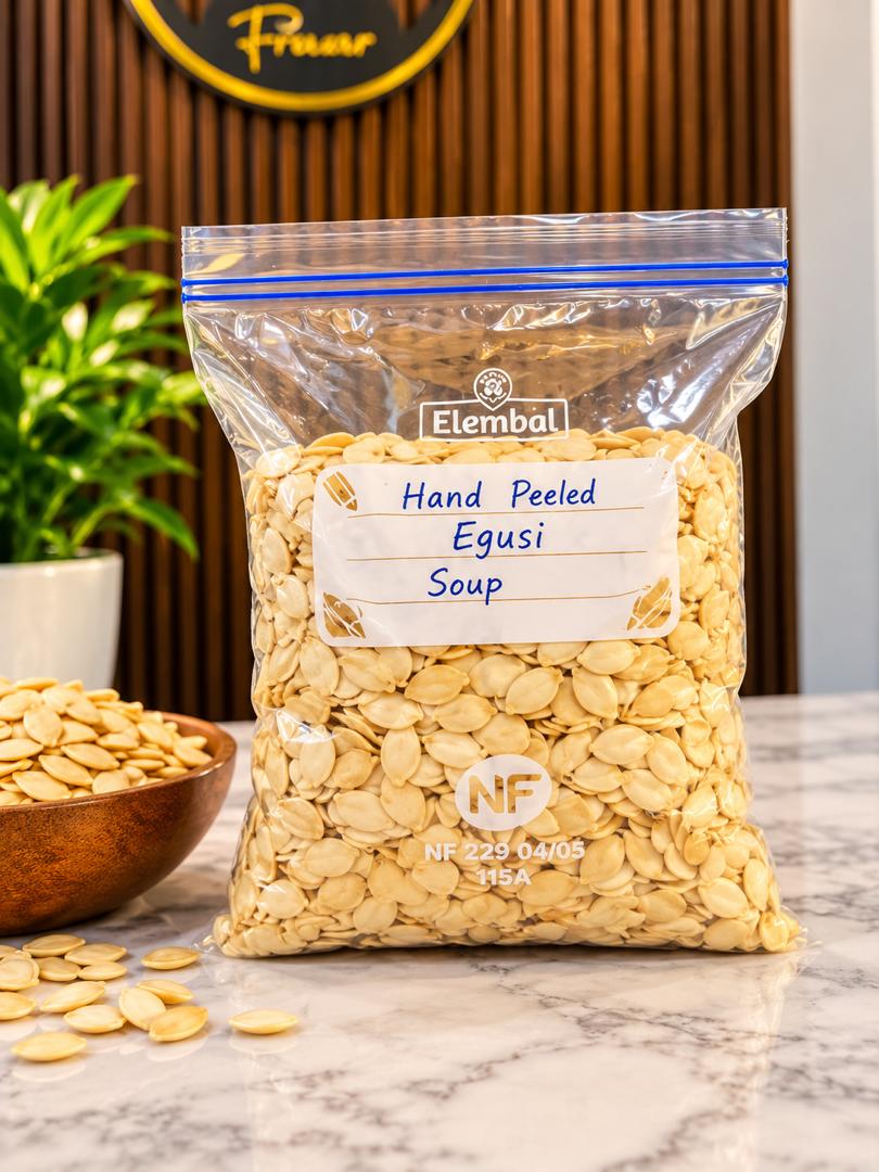 Hand Peel Egusi 5 Cups
