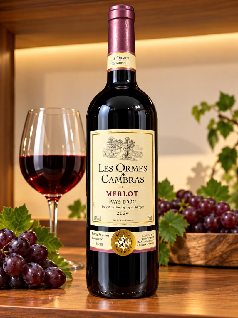 Les Ormes De Cambras Merlot 75cl