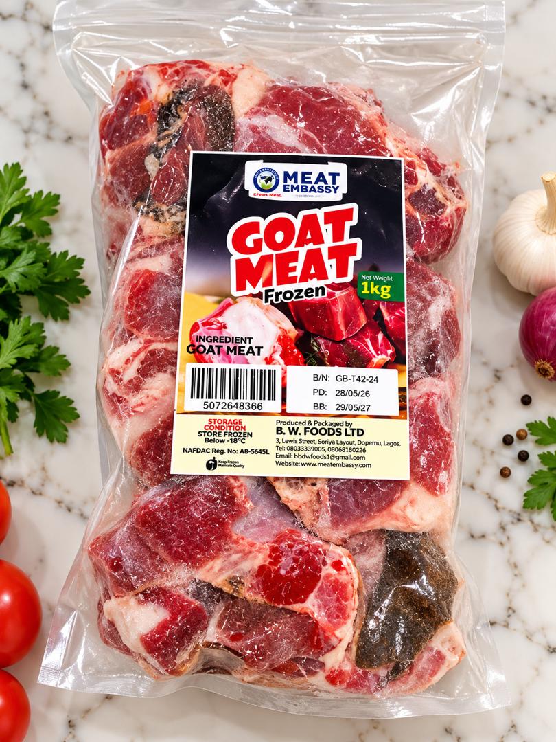 Meat Embassy Goat Meat Frozen 1kg