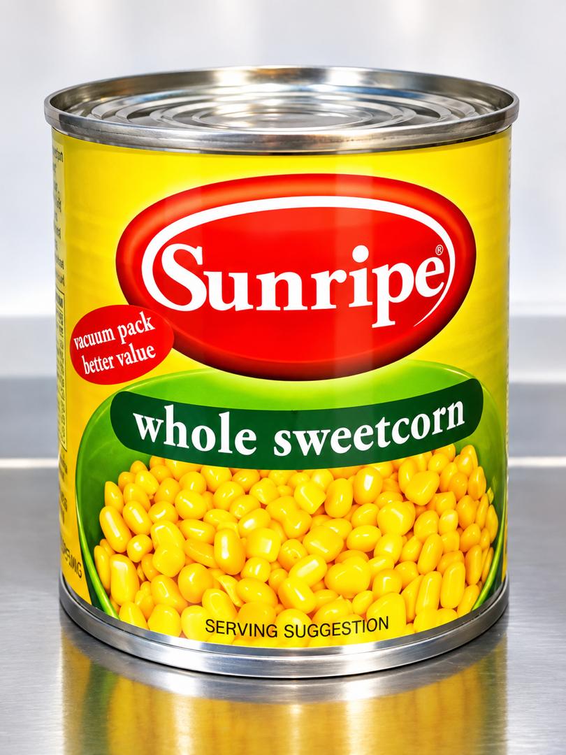 Sunripe Whole Sweet Corn 340g
