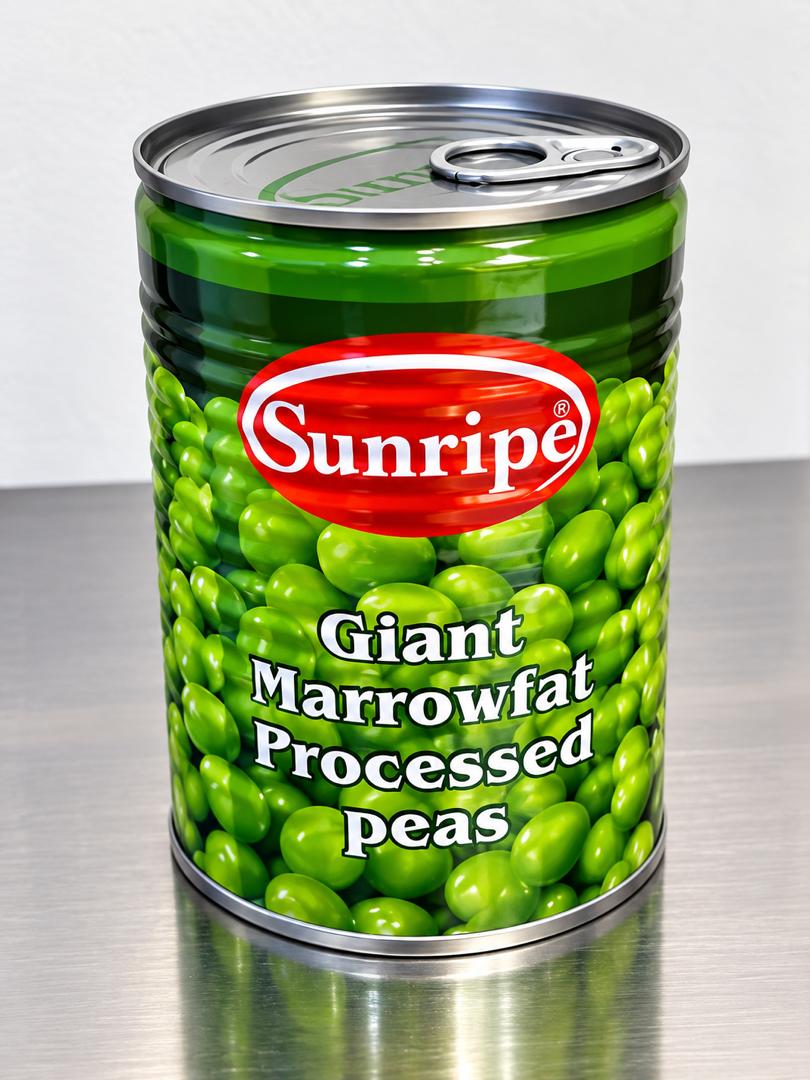 Sunripe Giant Marrow Fat Peas 538g