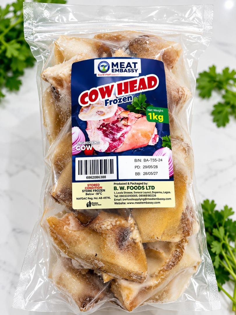 Meat Embassy Cow Head 1kg