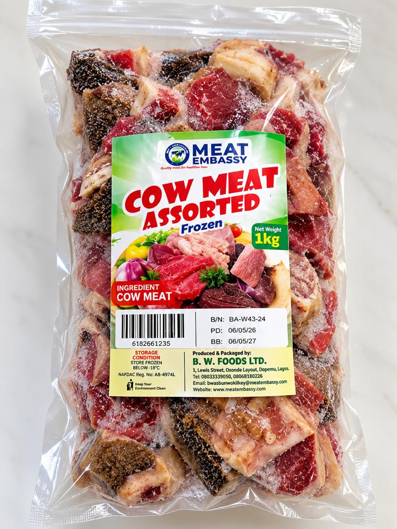 Meat Embassy Cow Meat Assorted 1kg