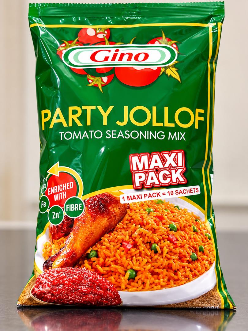 Gino Party Jollof Maxi Pack 500g